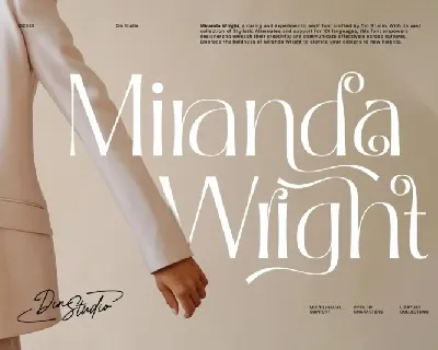 Miranda Wright font