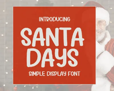 Santa Days font