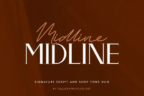 Midline Duo font