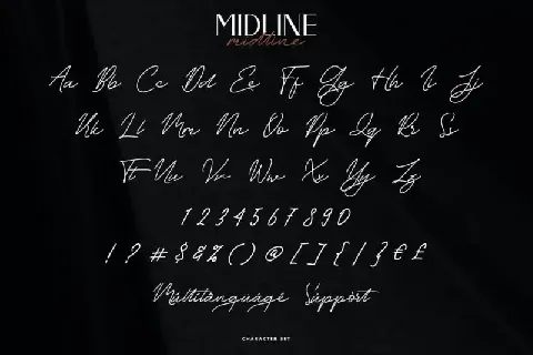 Midline Duo font