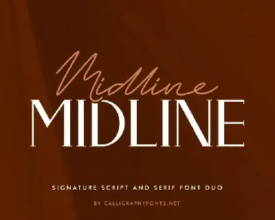 Midline Duo font
