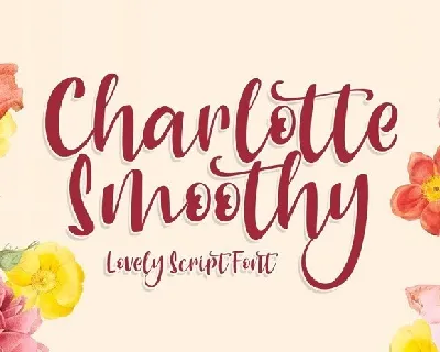 Charlotte Smoothy Script font