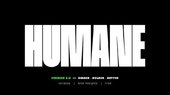Humane V.2.0 Family font