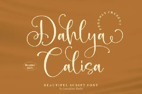 Dahlya Calisa Script font
