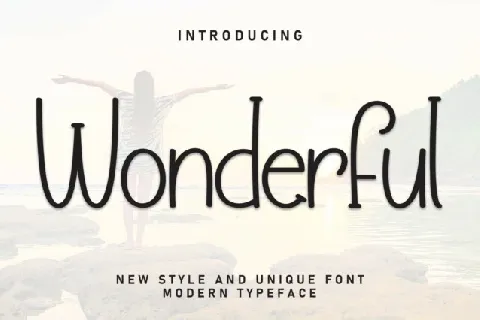 Wonderful Display font