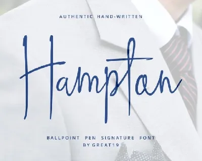Hampton Handwriting font