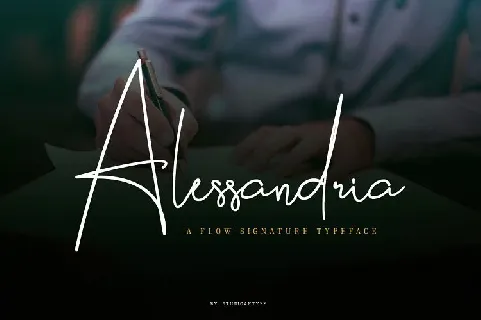 Alessandria Signature font