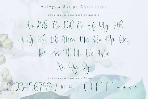 Malvyew font