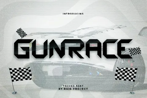 Gunrace Demo font