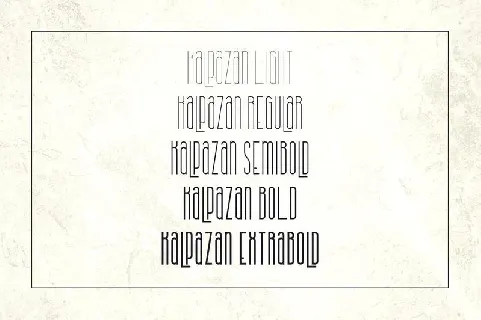 Kalpazan Sans Serif font