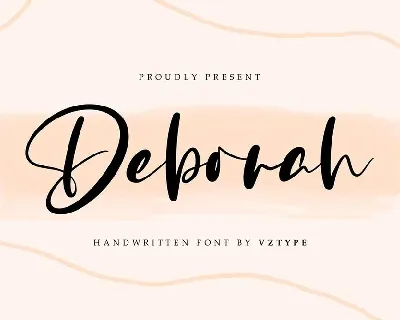 Deborah Handwritten Script font