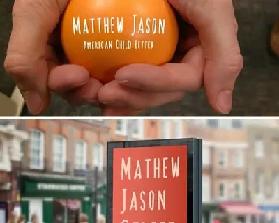 Matthew Jason Kid’S font