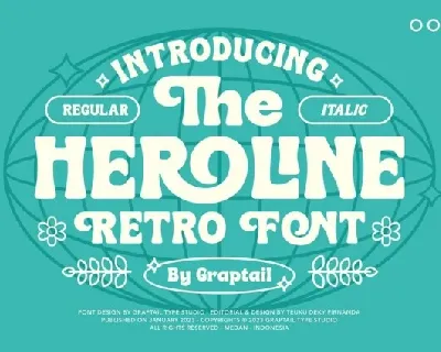 Heroline font