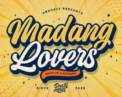Madang Lovers font