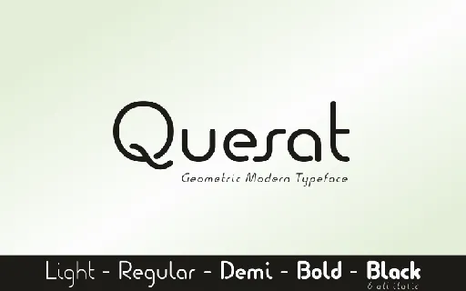 Quesat font