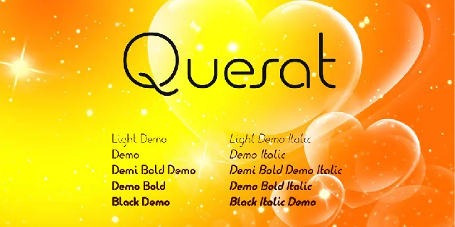 Quesat font