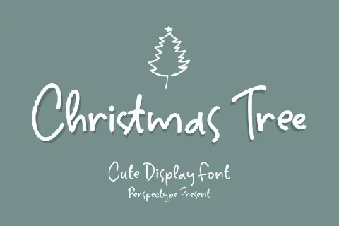 Christmas Tree font