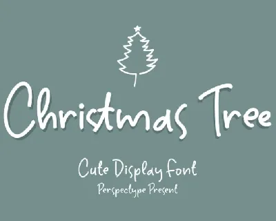 Christmas Tree font