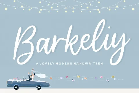 Barkeliy Handwritten font