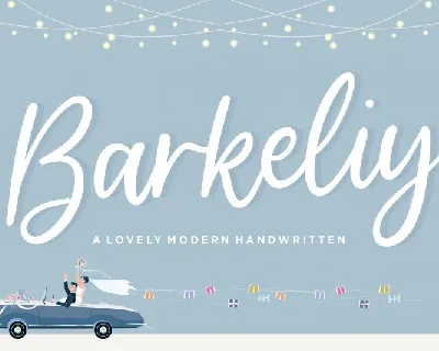 Barkeliy Handwritten font