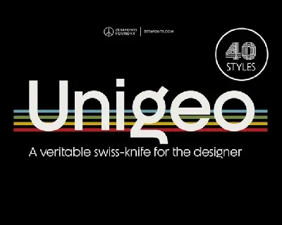 Unigeo Family font