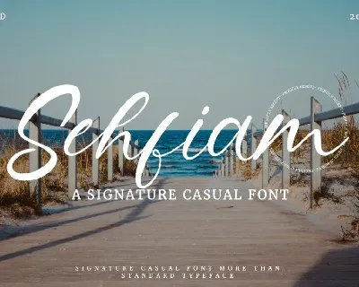 Sehfiam font