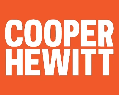 Cooper Hewitt font