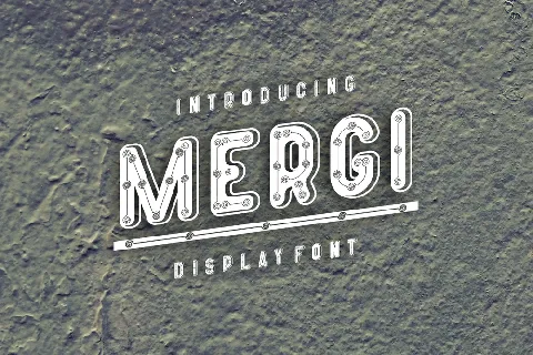 MERGI font