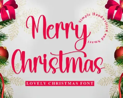 Merry Christmas Typeface font