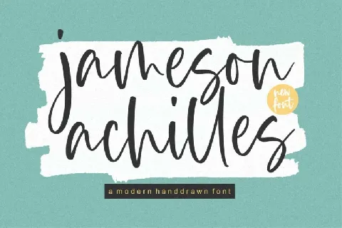 Jameson Achilles font