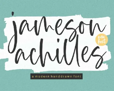 Jameson Achilles font