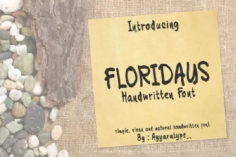 Floridays font