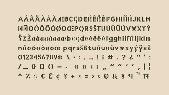 Cylincilo Display font