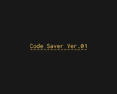Code Saver Family font