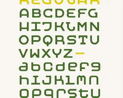 Typeface Moby font