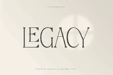 SS Legacy font