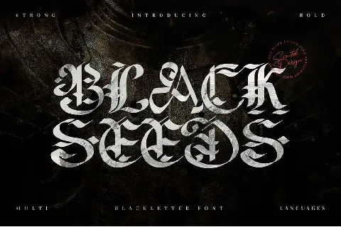 Blackseed font