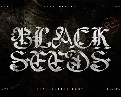 Blackseed font