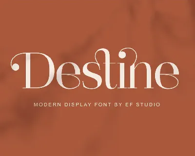 Destine_Personal Use font