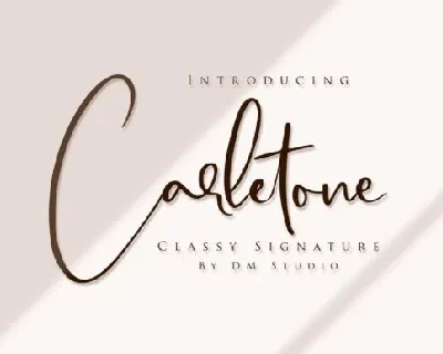 Carletone font