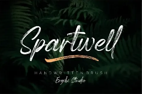 Spartwell Brush font