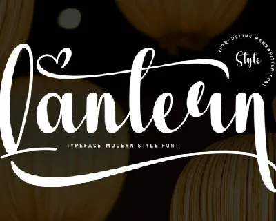 Lantern Script font