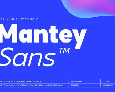 Mantey font
