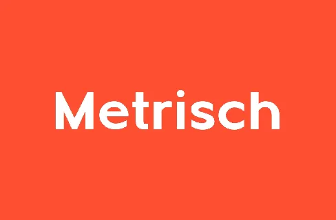 Metrisch font