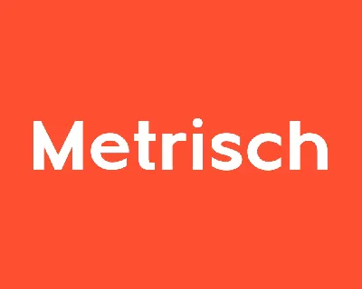 Metrisch font