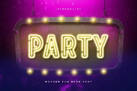 Party font