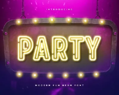 Party font