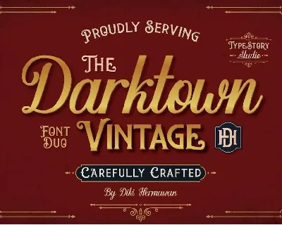 Darktown font