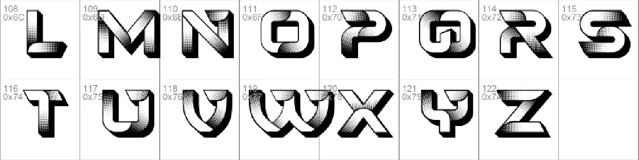 Course font