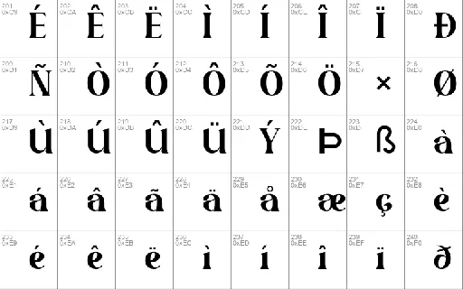 Attena font